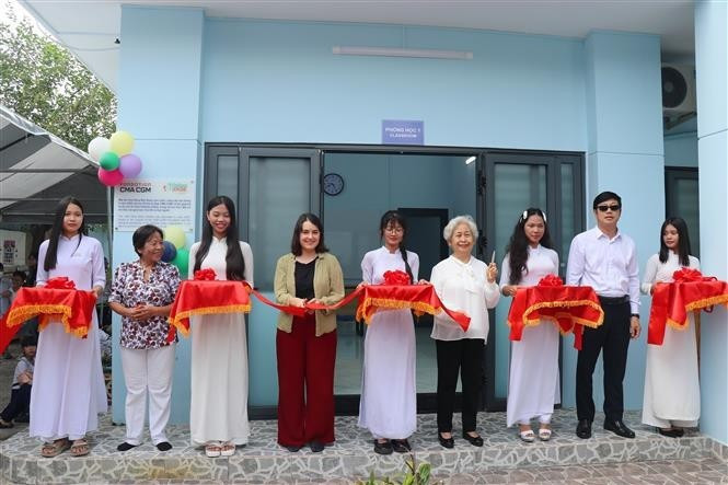 Ciudad Ho Chi Minh inaugura oficina de apoyo integral para la infancia. (Foto: VNA)