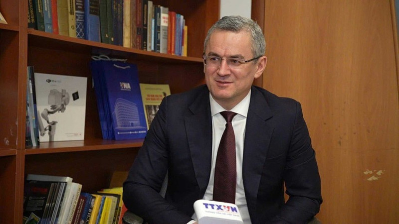 Artur Liukmanov, director del Departamento de Seguridad de la Información Internacional del Ministerio de Asuntos Exteriores de Rusia (Foto: VNA)