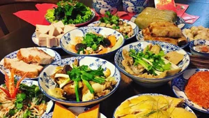 Elaboraciones típicas de la fiesta del Tet en el Norte de Vietnam