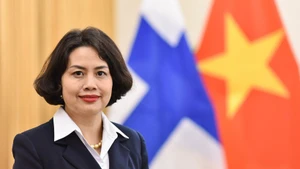 La embajadora de Vietnam en Finlandia, Pham Thi Thanh Binh. (Foto: VNA)