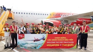 La nueva ruta Singapur-Phu Quoc eleva a 78 el número total de vuelos semanales de Vietjet entre Vietnam y Singapur. (Foto: Vietjet)