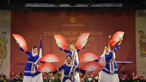 Una de las actuaciones artísticas en el evento. (Foto: VNA)