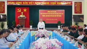 El secretario general del Partido Comunista de Vietnam, To Lam, habla en la cita. (Foto: baoangiang.com.vn)