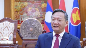 El embajador de Vietnam en Laos, Nguyen Minh Tam. (Foto: VNA)