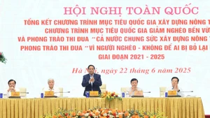 El primer ministro Pham Minh Chinh en el evento (Foto: Nhan Dan)