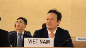El embajador Mai Phan Dung, jefe de la delegación vietnamita ante las Naciones Unidas en Ginebra. (Foto: VNA)