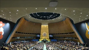 El plenario del 80° período de sesiones de la Asamblea General de la ONU en Nueva York. (Foto: VNA)