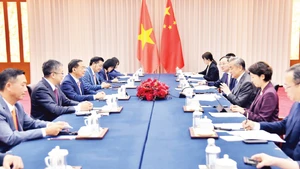 Los funcionarios diplomáticos de Vietnam y China mantienen conversaciones en Yunnan, China. (Foto: Embajada de Vietnam en China)