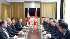 En el encuentro (Foto: VNA)