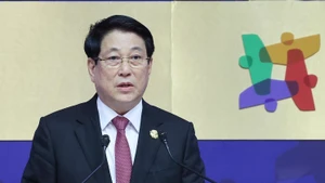 El presidente vietnamita, Luong Cuong, habla en el evento. (Foto: Nhan Dan)