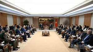 Vista del encuentro. (Foto: Nhan Dan)