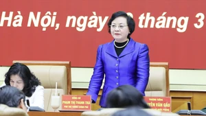 La viceprimera ministra Pham Thi Thanh Tra en el evento. (Foto: VGP)