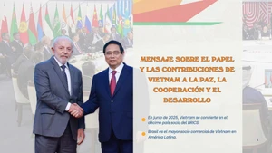 Mensaje sobre el papel y las contribuciones de Vietnam a la paz, la cooperación y el desarrollo