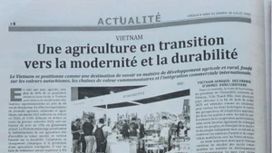 Artículo publicado en el periódico argelino Cresus (Foto: VNA)