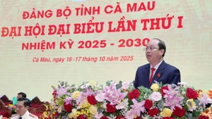 El secretario del Comité del Partido de la provincia de Ca Mau para el período 2025-2030, Nguyen Ho Hai. (Foto: laodong.vn)