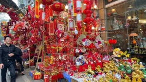 Hanói entra en el punto álgido de su temporada de compras de fin de año (Foto: Nhan Dan)