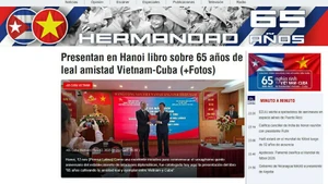 El sitio web de Prensa Latina lanza la columna «Cuba-Vietnam: 65 años de hermandad». (Foto: VNA)