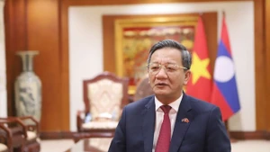 El embajador de Vietnam en Laos, Nguyen Minh Tam. (Foto: VNA)