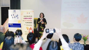 Phan Thi Quynh Trang, fundadora del Consejo de Cultura y Educación Canadá–Vietnam (Foto: VNA)