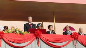 El secretario general del Partido Comunista de Vietnam, To Lam, en el evento.