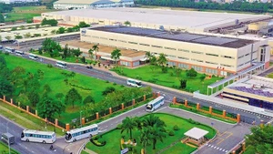 Panorama de la fábrica de Intel en el Parque de Alta Tecnología de Ciudad Ho Chi Minh (Foto: baodautu.vn)
