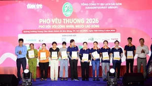 Animado programa “Pho del Amor 2026” dedicado a trabajadores en Ciudad Ho Chi Minh