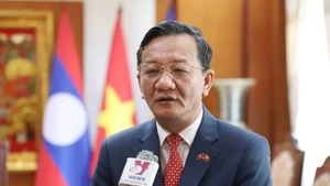 El embajador de Vietnam en Laos, Nguyen Minh Tam. (Foto: VNA)