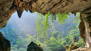 Hermoso paisaje del sistema de cuevas Tu Lan en el Parque Nacional Phong Nha-Ke Bang. (Foto: Nhan Dan)