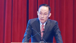 El ministro de Relaciones Exteriores, Le Hoai Trung. (Foto: VNA)