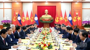 Vista de la reunión. (Foto: Nhan Dan)