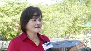 Pham Thi Minh Huong, vicepresidenta de la Asociación de Empresarios Vietnamitas en el Exterior (Foto: VNA)