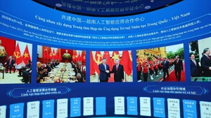 Centro de Cooperación para Aplicaciones de IA China-ASEAN en Guangxi. (Foto: VNA)