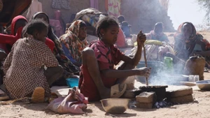 Refugiados en Darfur del Norte, Sudán. (Foto: Xinhua/VNA)
