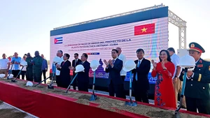 Inician obras del parque solar fotovoltaico Vista Alegre para celebrar relaciones Vietnam-Cuba.