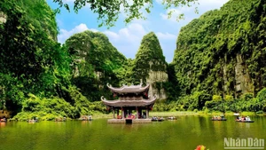 El complejo escénico de Trang An, provincia de Ninh Binh. (Foto: Nhan Dan)