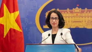 La portavoz del Ministerio de Relaciones Exteriores de Vietnam, Pham Thu Hang (Foto: VNA)
