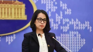 La portavoz del Ministerio de Relaciones Exteriores de Vietnam, Pham Thu Hang. (Foto: VNA)
