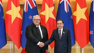 [Foto] Presidente del Legislativo vietnamita mantiene conversaciones con su homólogo de Nueva Zelanda