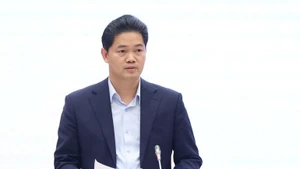 El viceministro de Salud Pública Vu Manh Ha habla en el evento. (Foto: VGP)