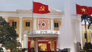 Sede del Comité Central del Partido, donde se celebró la primera reunión del XIV Comité Central del Partido. (Foto: VNA)