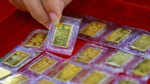 Lingotes de oro de SJC. (Foto: VNA)