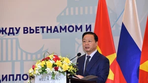 El viceprimer ministro de Vietnam, Tran Hong Ha, habla en el evento. (Foto: VGP)