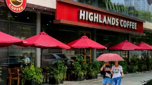 Una tienda de cafetería de Highlands Coffee. (Foto: Vietnam+)