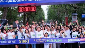 Miles de vietnamitas correrán en apoyo a la Hora del Planeta (Foto: Nhan Dan)