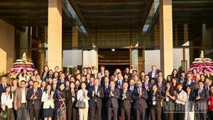 Delegados en el evento. (Foto: Nhan Dan)