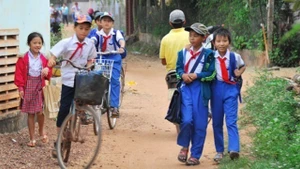 Los niños necesitan tiempo para estudiar y formarse, no para trabajar y ganarse la vida. (Foto: HAI NAM)