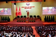 En el XIV Congreso Nacional del Partido Comunista de Vietnam. (Foto: VNA)