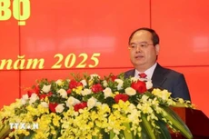 El secretario del Comité del Partido Comunista de Vietnam en Quang Ninh, Quan Minh Cuong (Foto: VNA)