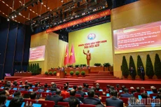 En la sesión inaugural del XIV Congreso Nacional del Partido Comunista de Vietnam (Foto: Nhan Dan)