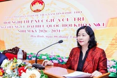 Bui Thi Minh Hoai, presidenta del Frente de la Patria de Vietnam. (Foto: chinhphu.vn)